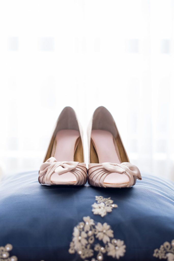 Bride's shoes for her 501 Union wedding with images by Mikkel Paige Photography.