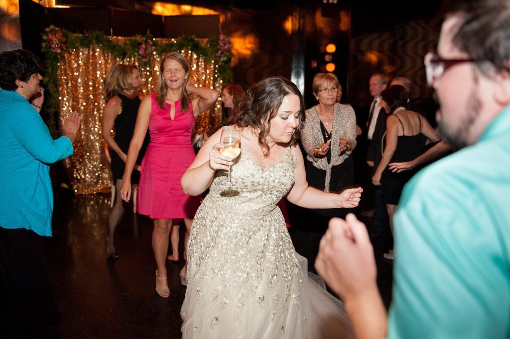 501 Union wedding with photos by Mikkel Paige Photography. The two brides danced the night away during their reception in Brooklyn, New York.