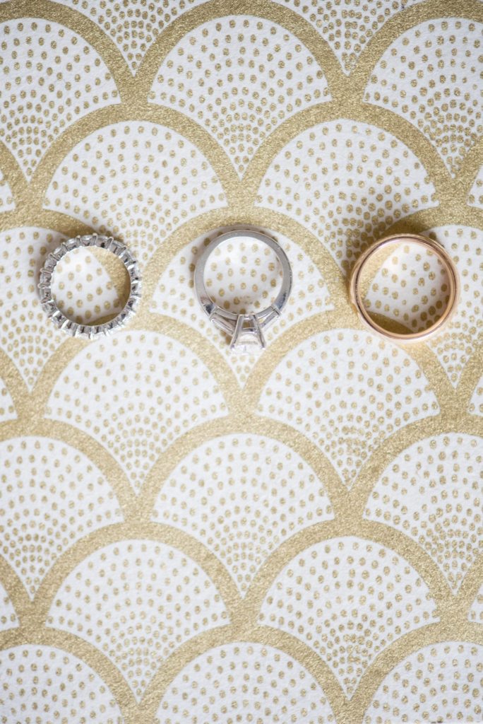 Mikkel Paige Photography detail photo of the rings for a Prospect Park Boathouse wedding in Brooklyn, New York.