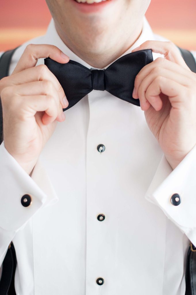 Prospect Park Boathouse wedding in Brooklyn, New York. Photos of the groom getting ready by Mikkel Paige Photography.