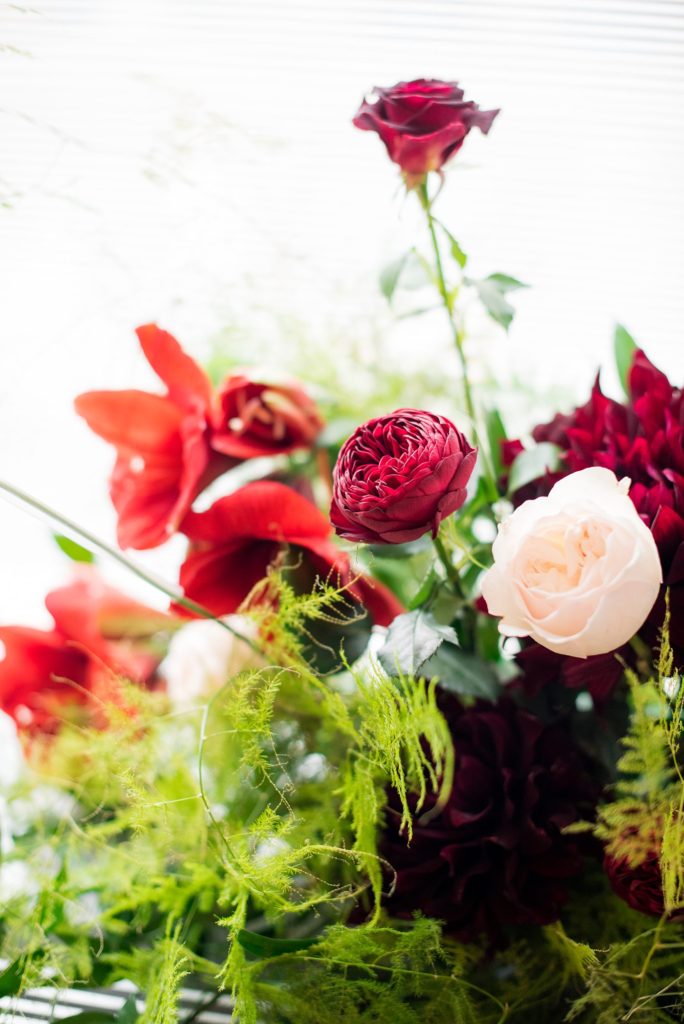 Photos by Mikkel Paige Photography for a W Hoboken Wedding. Floral design by Sachi Rose.