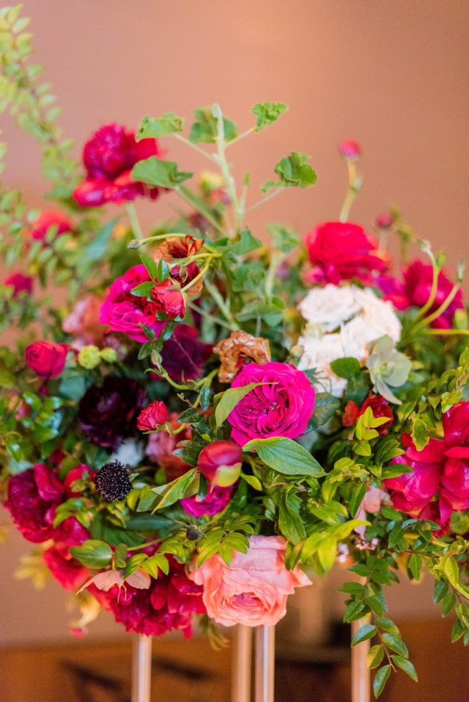 Event at the W Hoboken with photos by Mikkel Paige Photography and flowers by Sachi Rose Designs.