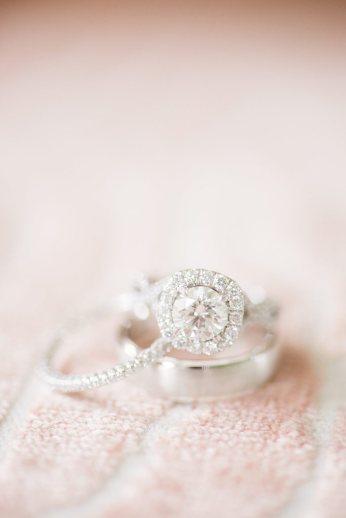 Ring detail photography by Mikkel Paige Photography for a wedding venue in Raleigh NC, Merrimon-Wynne.