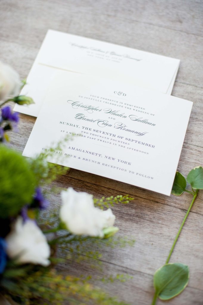 Hamptons wedding photographer captures two grooms for a same sex wedding at a private home. Images by destination wedding photographer Mikkel Paige Photography.