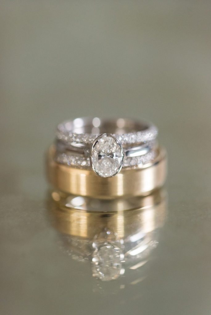 Mount Ida Farm wedding photos by Mikkel Paige Photography in Charlottesville, Virginia. Planning by Viva L'Event. Image of the wedding rings.