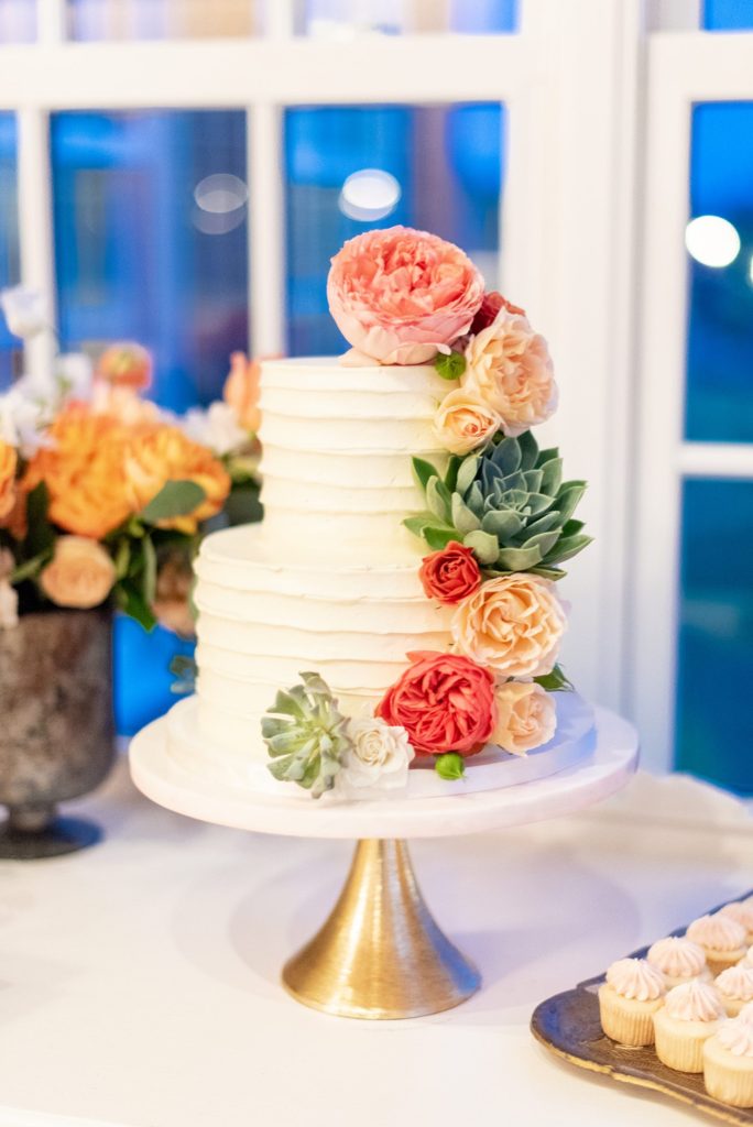 Mount Ida Farm wedding photos by Mikkel Paige Photography with an indoor luxury reception and dessert bar in the Blue Ridge Mountains. Flowers by Meristem Floral and planning by Viva L'Event.