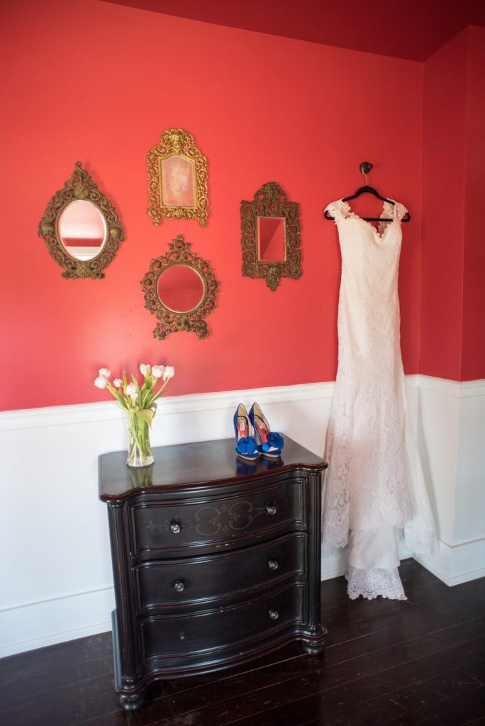 An intimate destination wedding elopement for a vineyard wedding in California at HammerSky Vineyards with Mikkel Paige Photography.