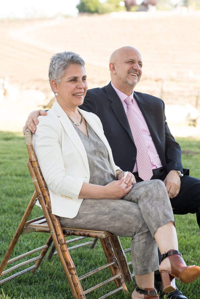 A small destination wedding at a vineyard venue in California at HammerSky Vineyards with Mikkel Paige Photography.