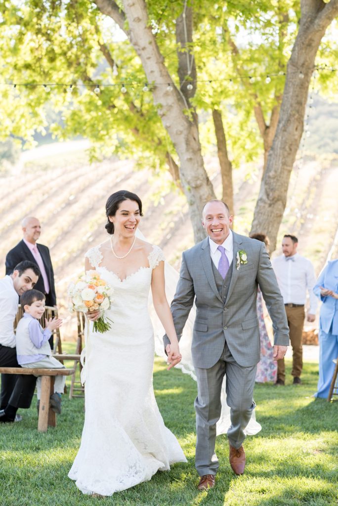Destination wedding elopement for a vineyard wedding in California at HammerSky Vineyards with Mikkel Paige Photography.