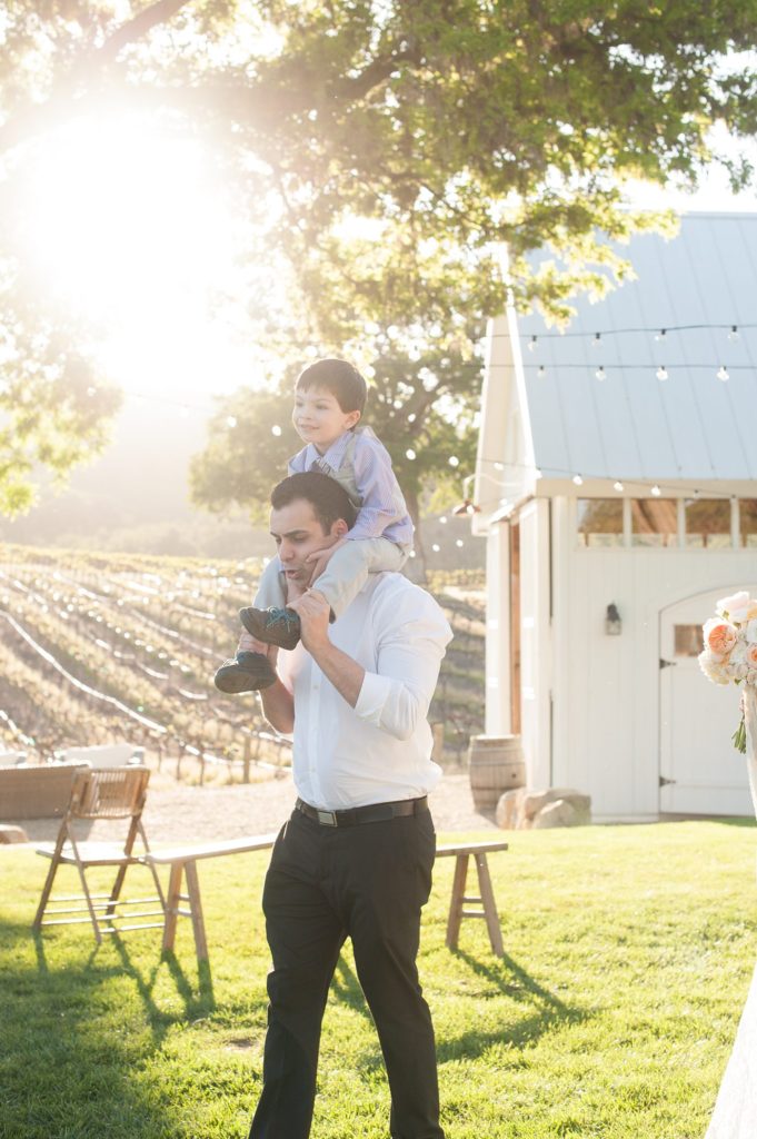 Destination wedding elopement for a vineyard wedding in California at HammerSky Vineyards with Mikkel Paige Photography.