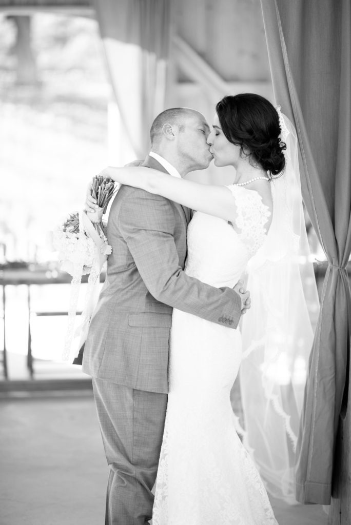The bride and groom during their destination wedding elopement for a vineyard wedding in California at HammerSky Vineyards with Mikkel Paige Photography.