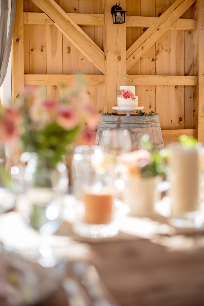 Best Day Ever cake for a small destination wedding elopement for a vineyard wedding in California at HammerSky Vineyards with Mikkel Paige Photography.