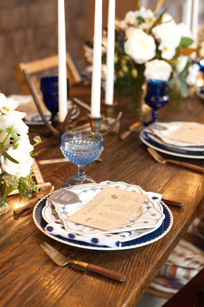 Cedar Lakes Estate wedding with a fall menu photographed by Mikkel Paige Photography. Planning by Jove Meyer Events and stationery by Fourteen Forty.