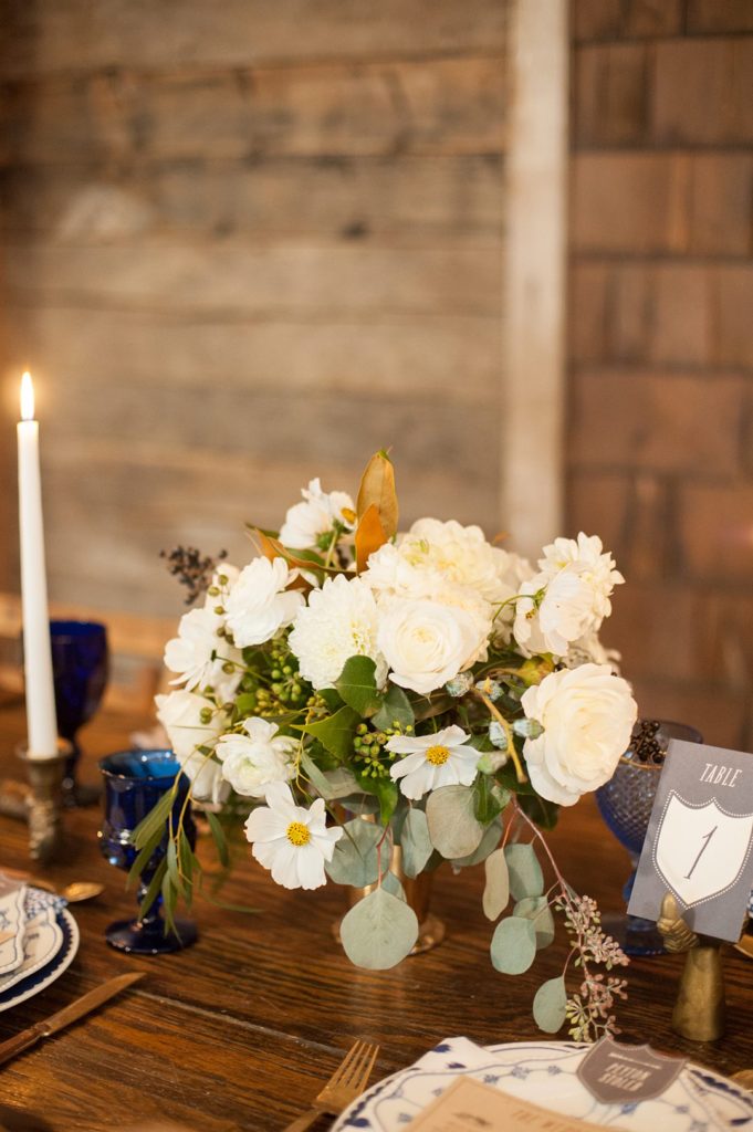 Cedar Lakes Estate wedding with a fall menu photographed by Mikkel Paige Photography. Planning by Jove Meyer Events with onsite catering in upstate New York. Flowers by Mimosa Floral Design.