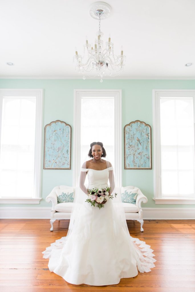 Beautiful bridal session photos at Merrimon-Wynne House by Mikkel Paige Photography in Raleigh, North Carolina.