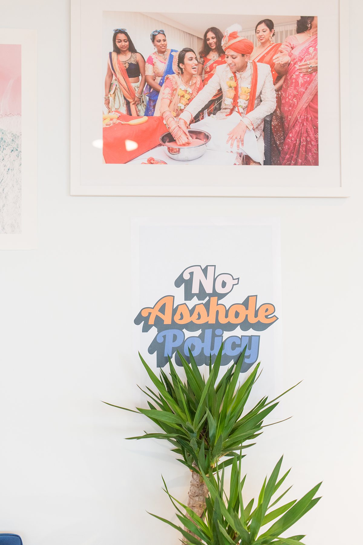 Zola Headquarters in NYC is full of great design and catchy posters. We take a look behind the scenes of the wedding website and app HQ in NYC, with Mikkel Paige Photography.