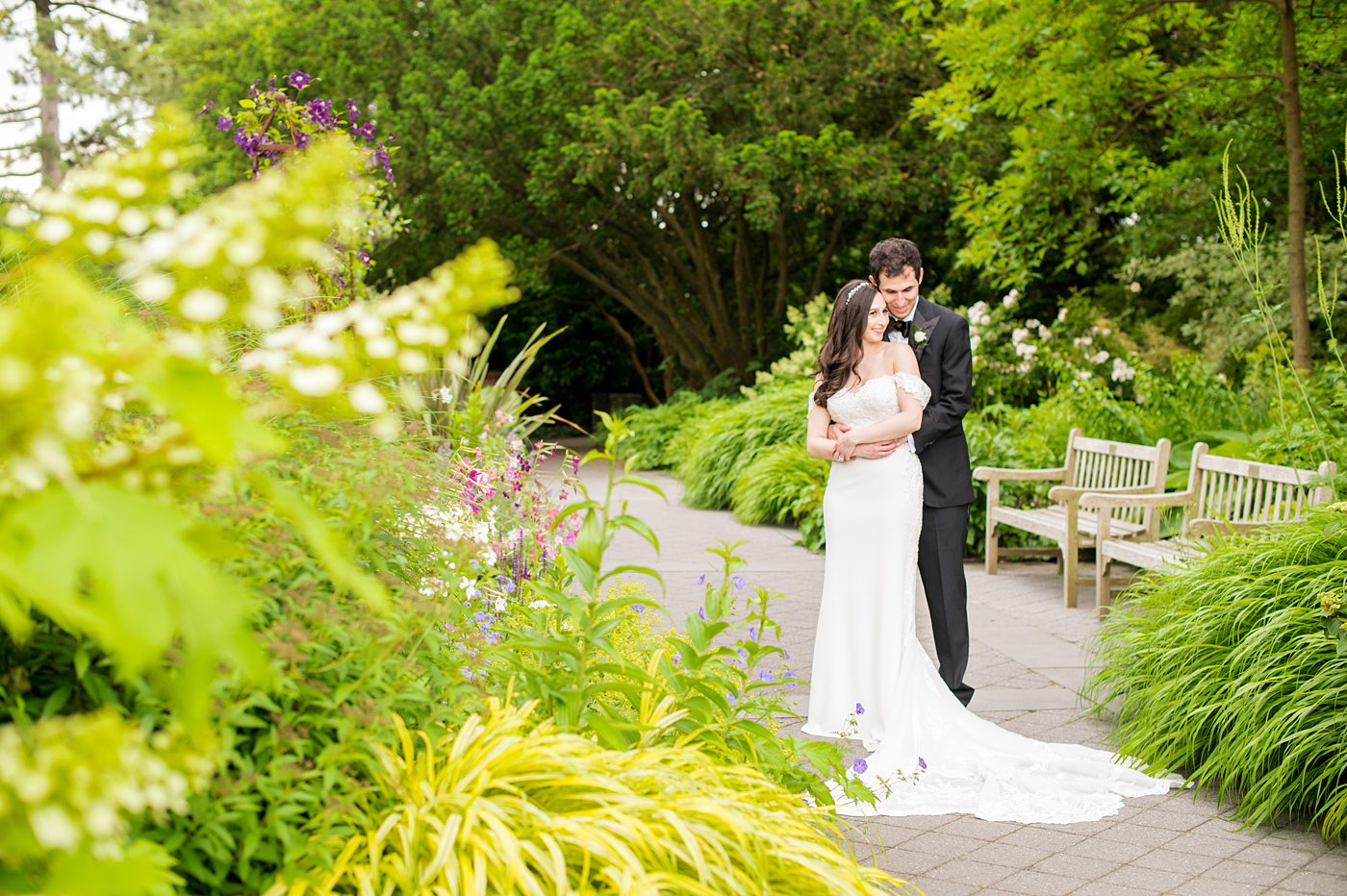 Wedding at New York Botanical Garden in NYC by Mikkel Paige Photography, in the Bronx.
