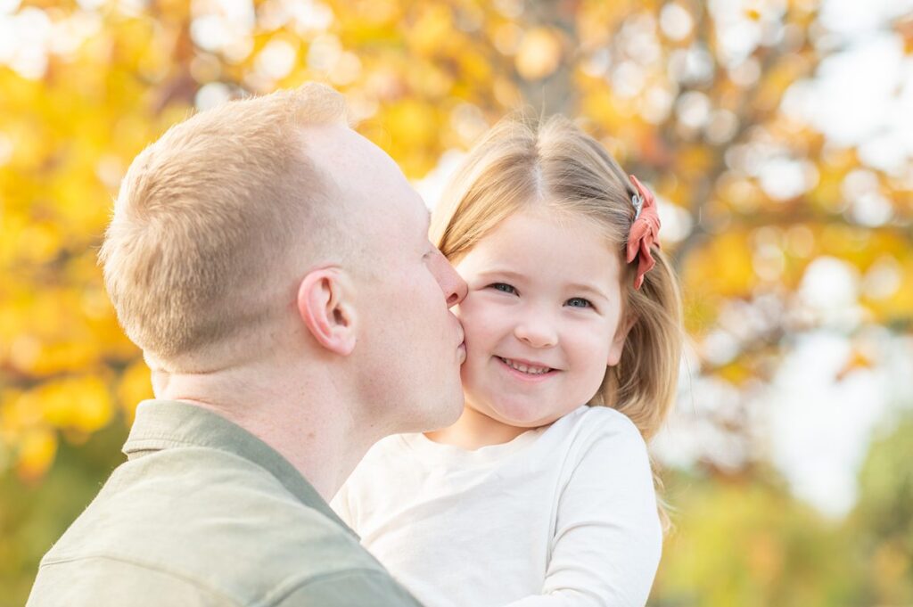 Fall photo session with a family at NCMA in Raleigh, NC. Images by Mikkel Paige Photography.