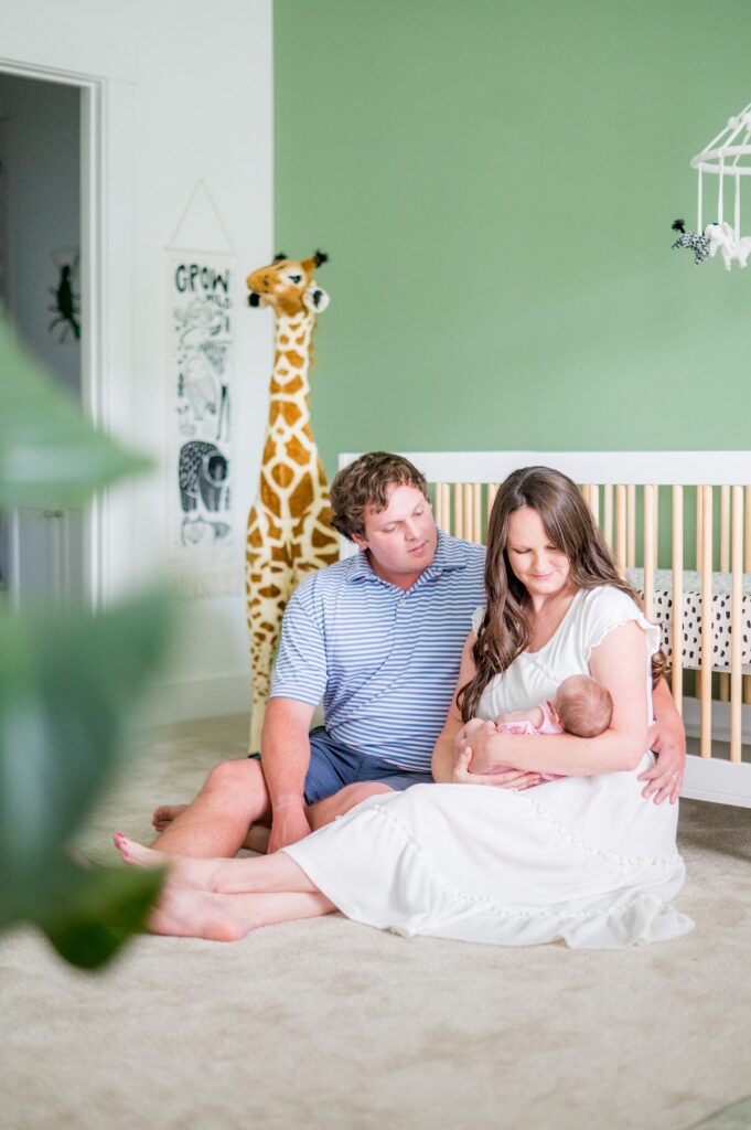 Newborn and family photo session in Raleigh, NC by Mikkel Paige Photography.
