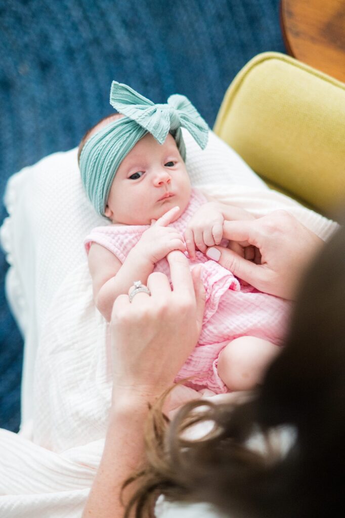 Newborn and family photo session in Raleigh, NC by Mikkel Paige Photography.