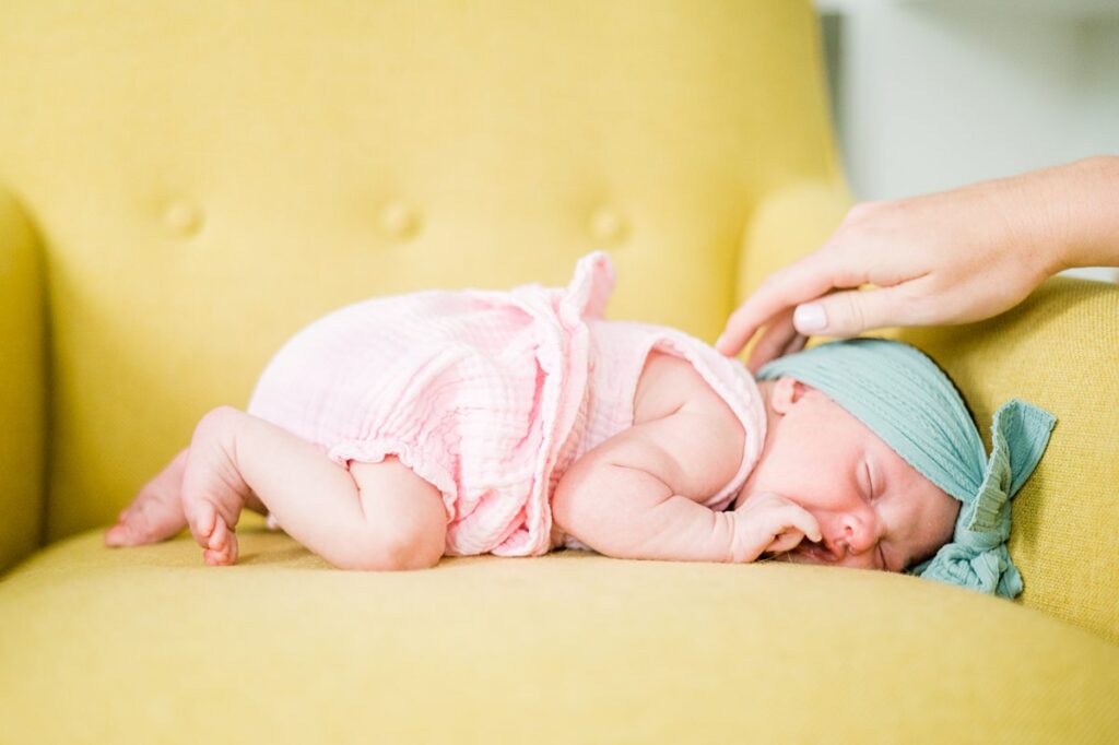 Newborn and family photo session in Raleigh, NC by Mikkel Paige Photography.