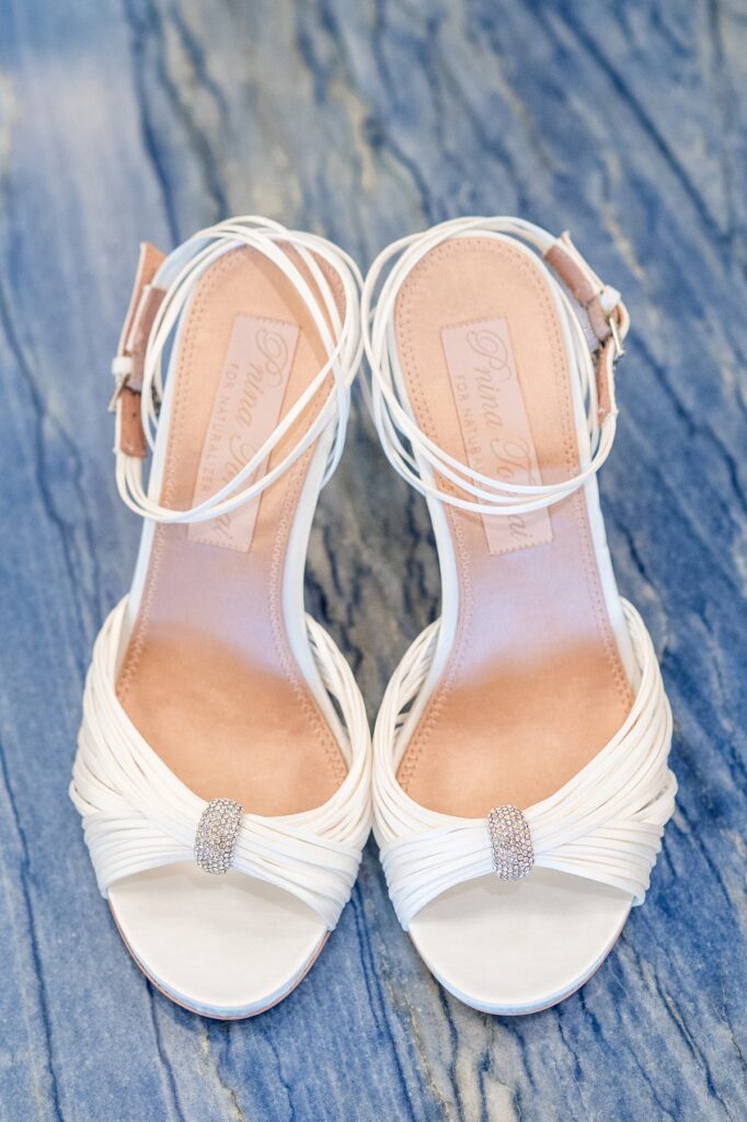 Wedding shoes from a Disney Cruise Line bride on Disney Fantasy ship.