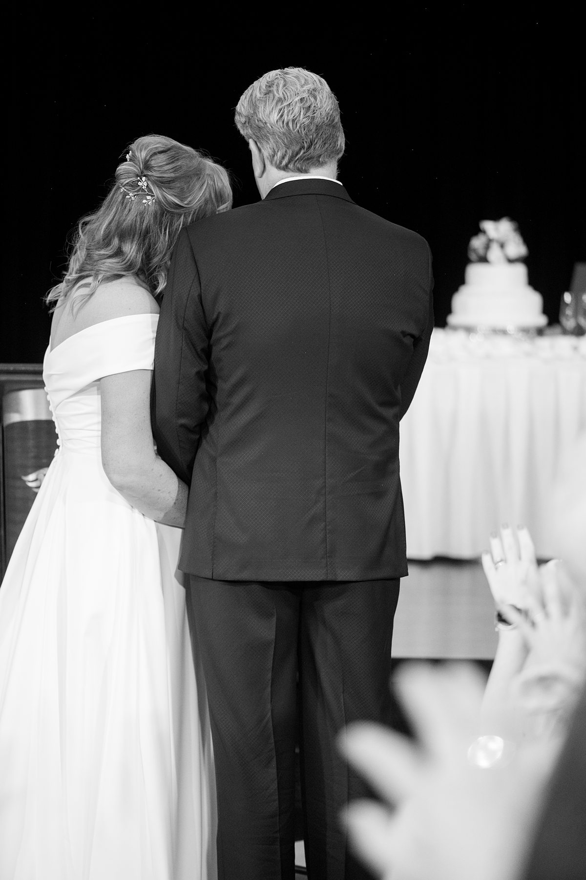 Couple during their ceremony on Disney Fantasy cruise line ship.